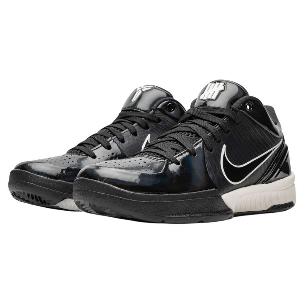 Nike Kobe 4 Protro x Undefeated Black Mamba Black/White Basketball Sneakers 13